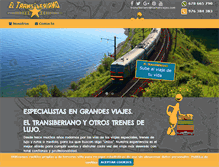 Tablet Screenshot of el-transiberiano.com